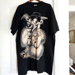 Pro Max XXL Tall Y2K Bling Bling Rhinestone Graphic Tee Heavyweight 100% Cotton